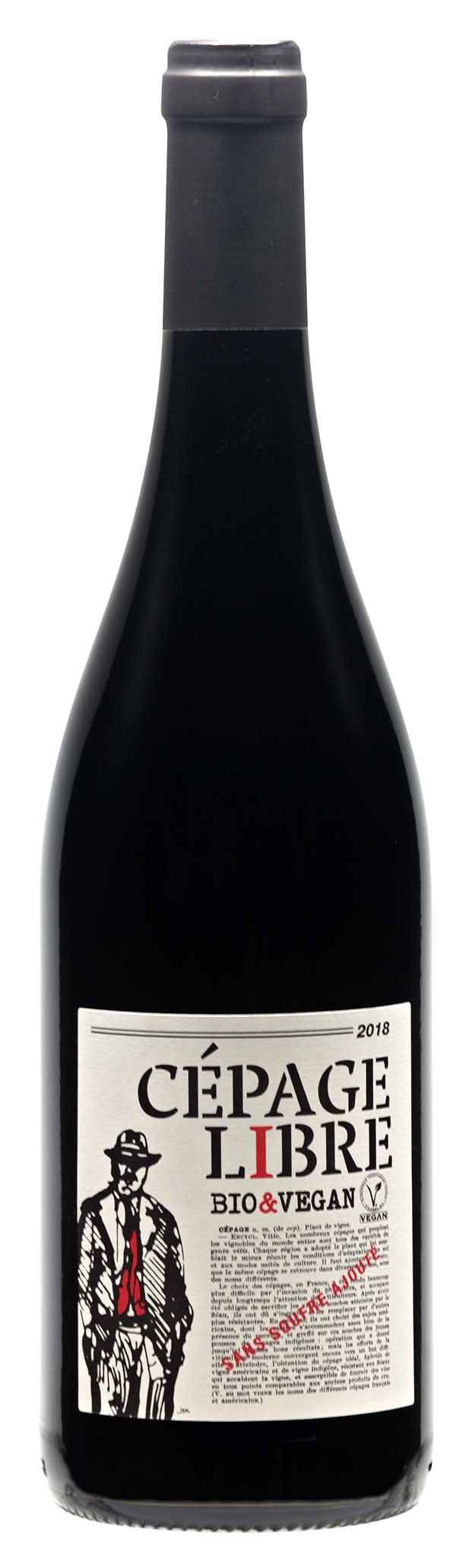 Cépage Libre - Vin rouge sud de la france, 2018 (750ml)