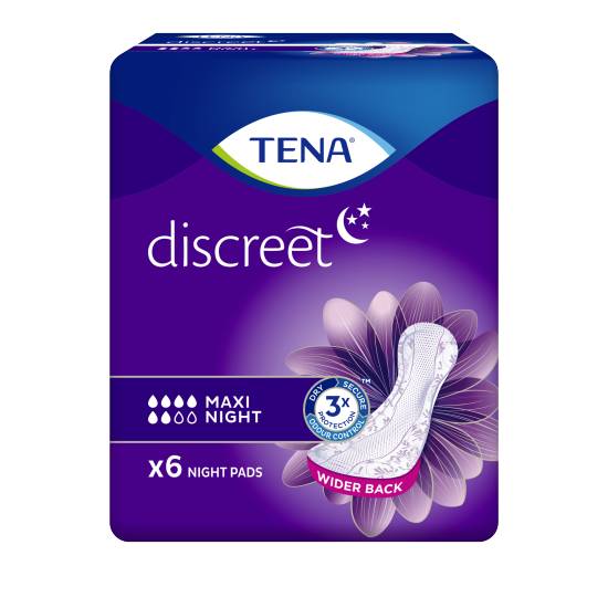 Tena Discreet Maxi Night Incontinence Pads