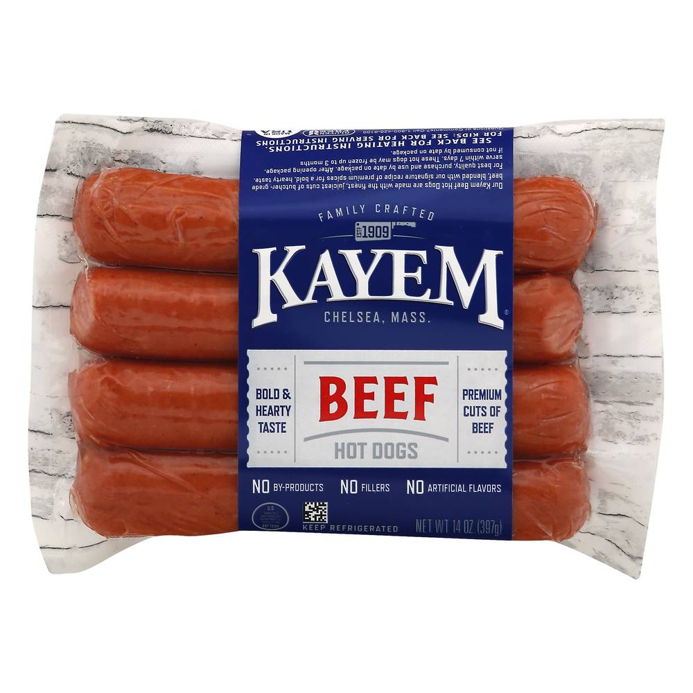 Kayem Beef Hot Dogs (14 oz)