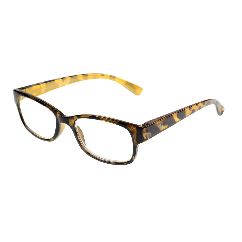 Foster Grant Sight Station Heather Gold/Tort Reading Glasses, 2.50
