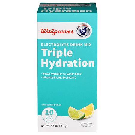 Walgreens Electrolyte Drink Mix Triple Hydration (5.6 oz)