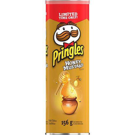 Pringles Honey Mustard Flavour Potato Chips (156 g)