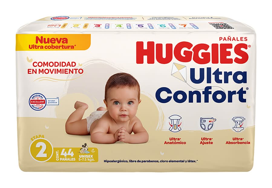 Huggies · Ultraconfort pañales, Etapa 2 (40 un)