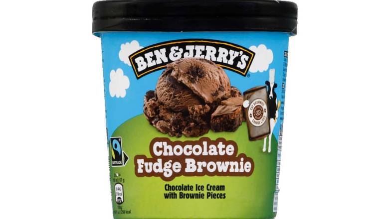Ben & Jerry's Crème glacée chocolat brownie Le pot de 408g