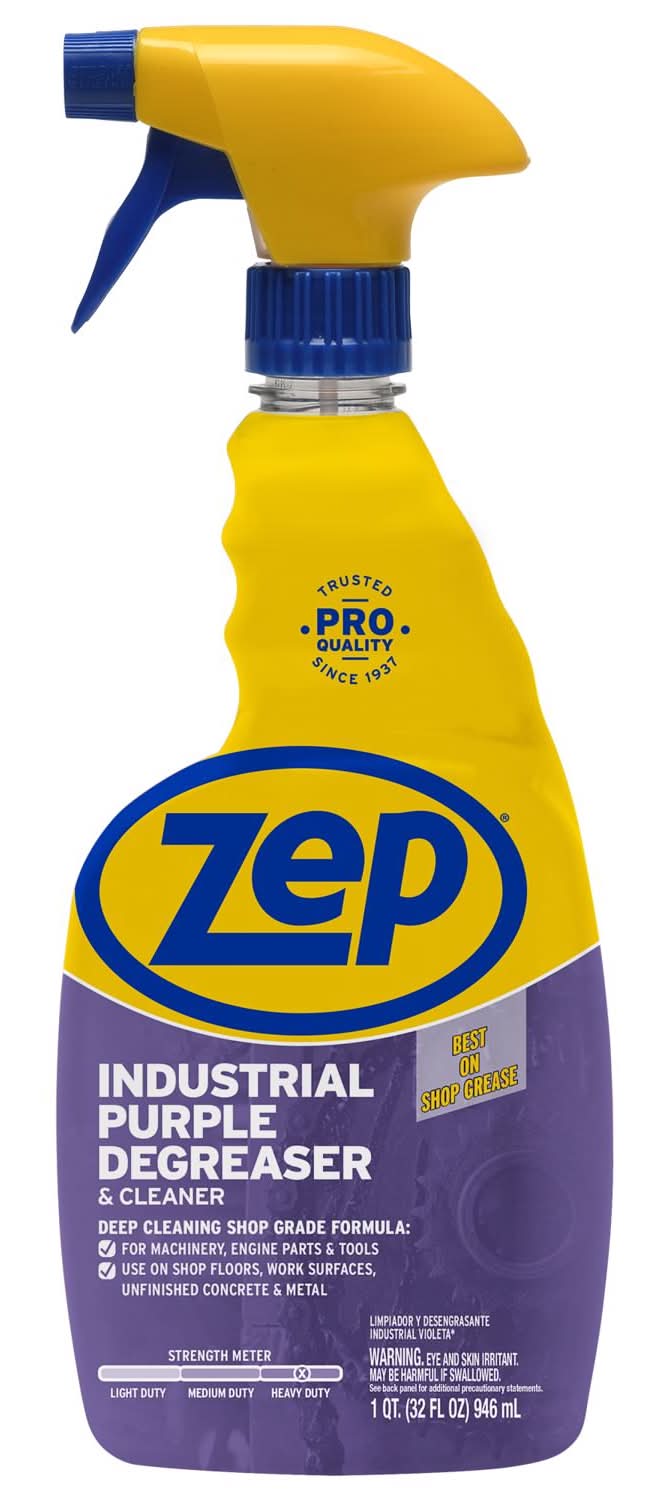 Zep Industrial Purple Unscented Scent Cleaner And Degreaser 32 Oz Liquid