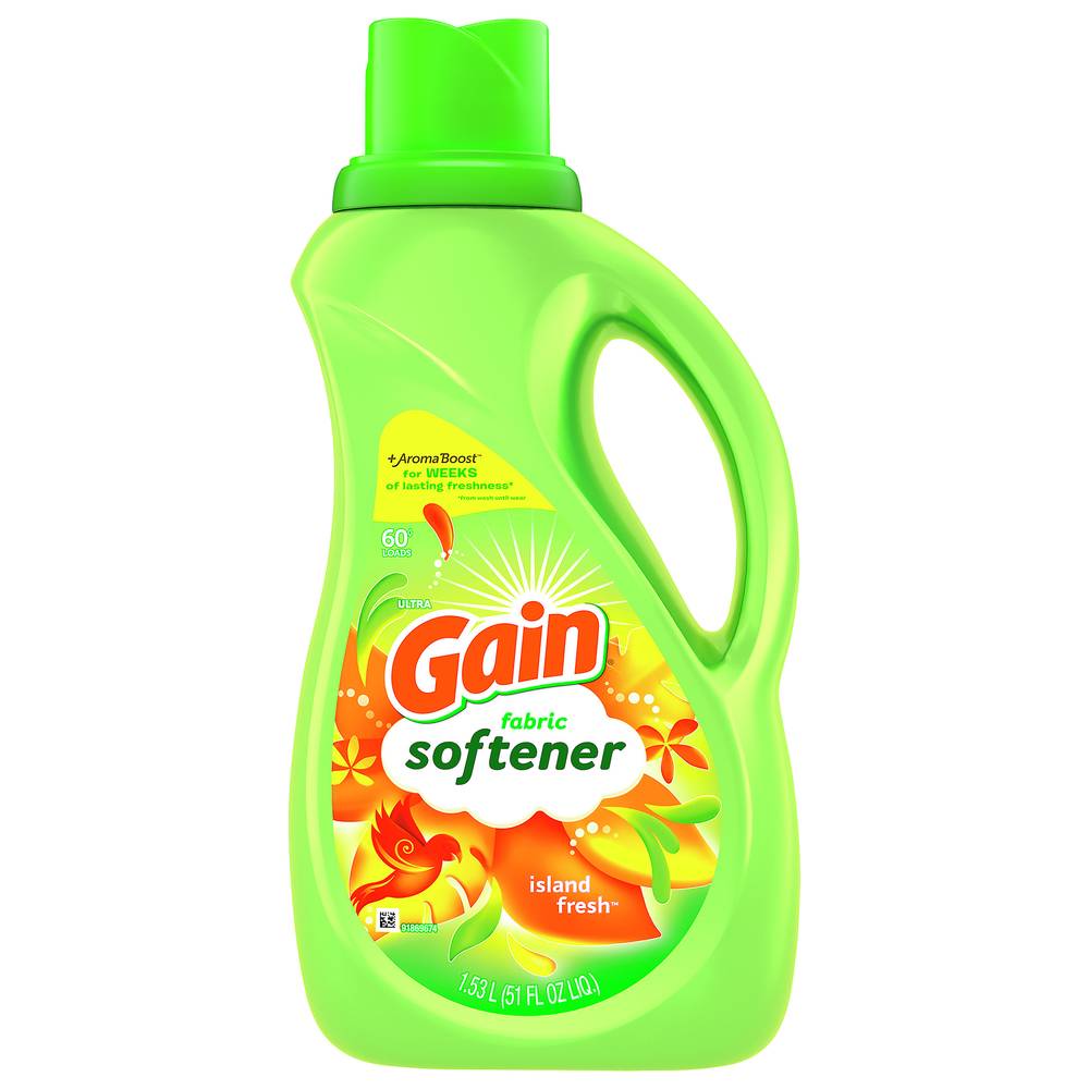 Gain Ultra Island Fresh Fabric Softener