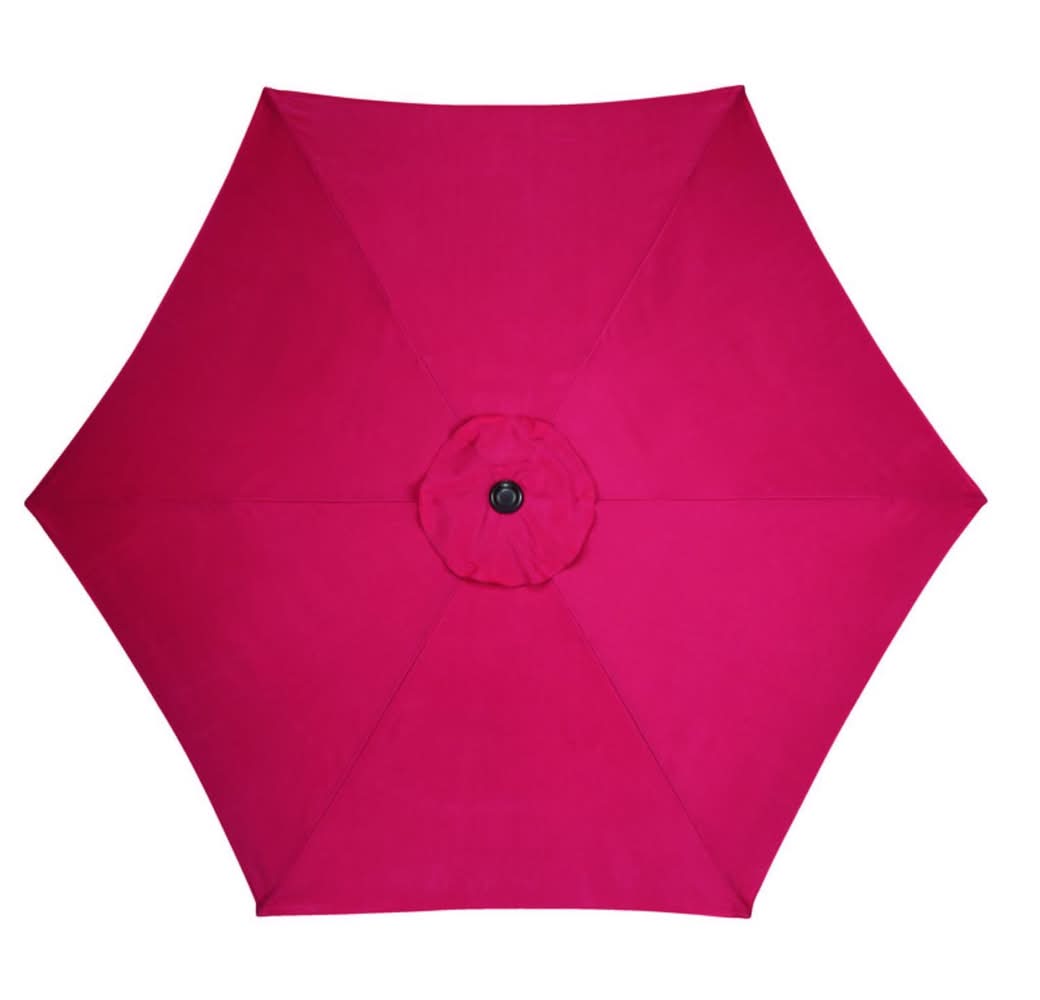 Living Accents 9 Ft. Tiltable Red Market Umbrella