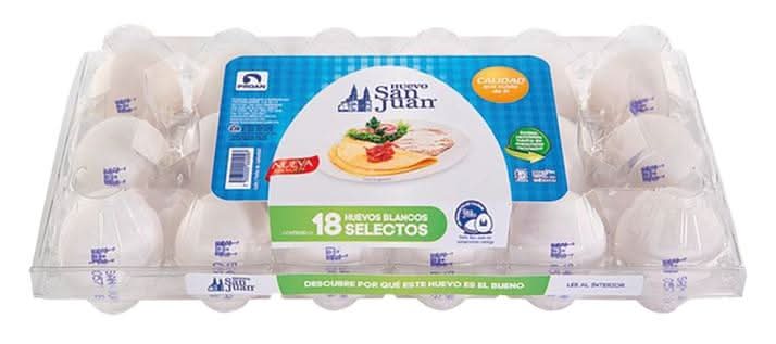 San Juan · Huevos blancos selectos (18 un)