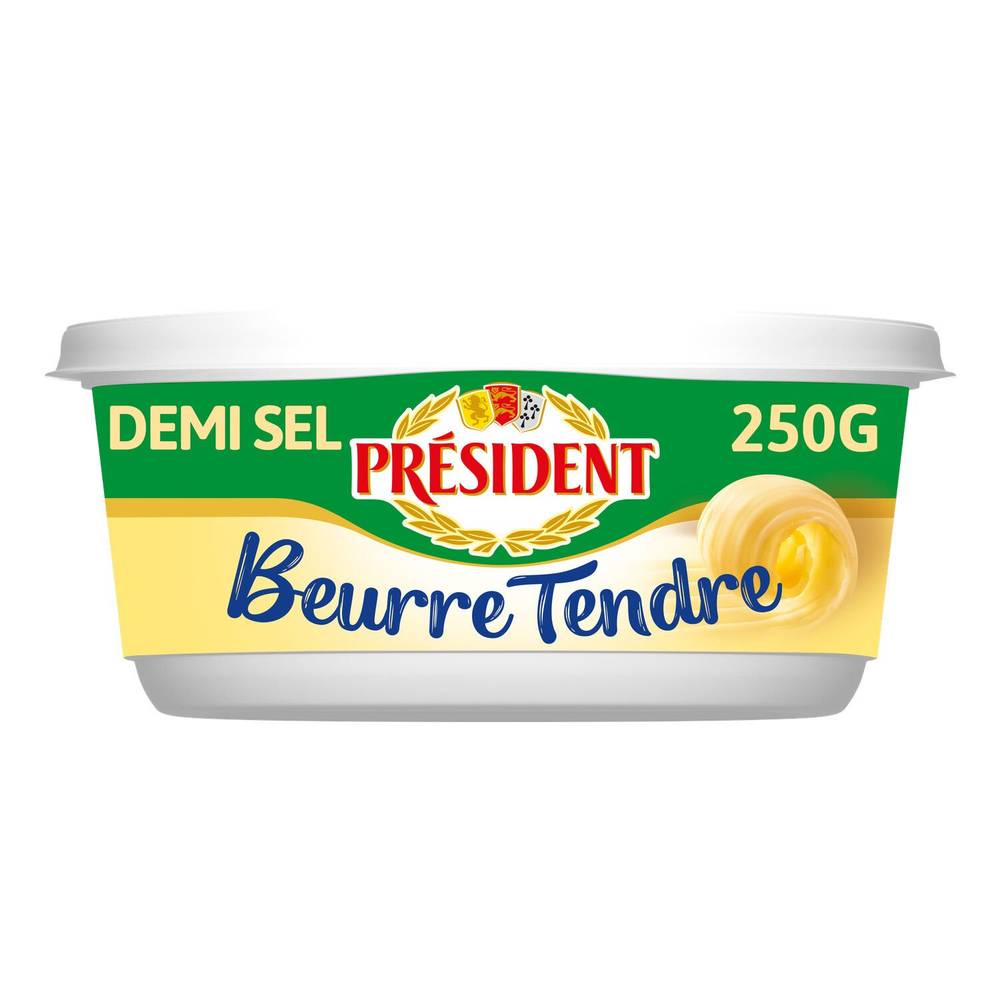 Président - Beurre tendre demi sel