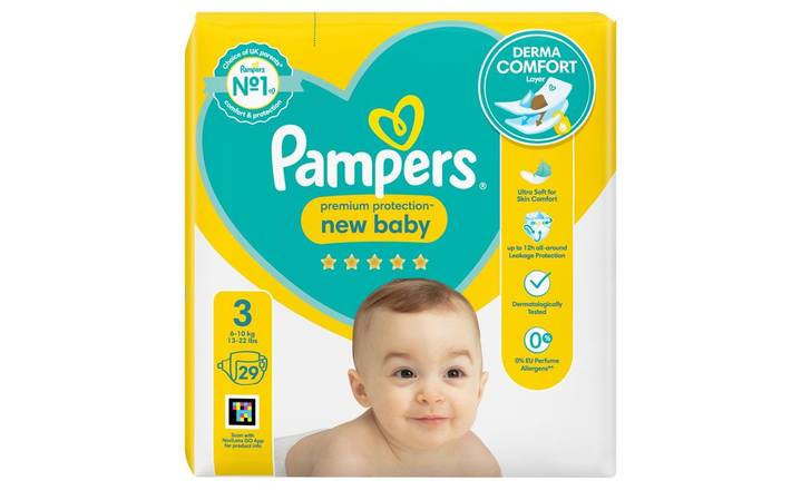 Pampers New Baby Size 3 Carry Pack 29s (405605)
