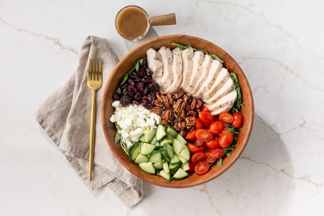 Harvest Chicken Salad with Goat Cheese