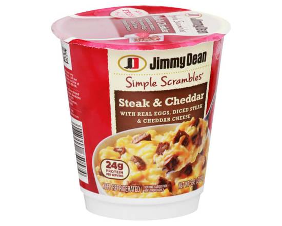 Jimmy Dean · Simple Scrambles Steak & Cheddar Breakfast Cup (5.3 oz)