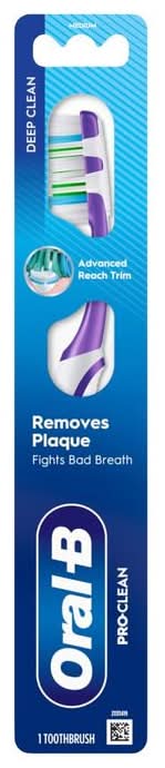 ORAL-B PRO-CLEAN Manual Toothbrush - Medium (409560)