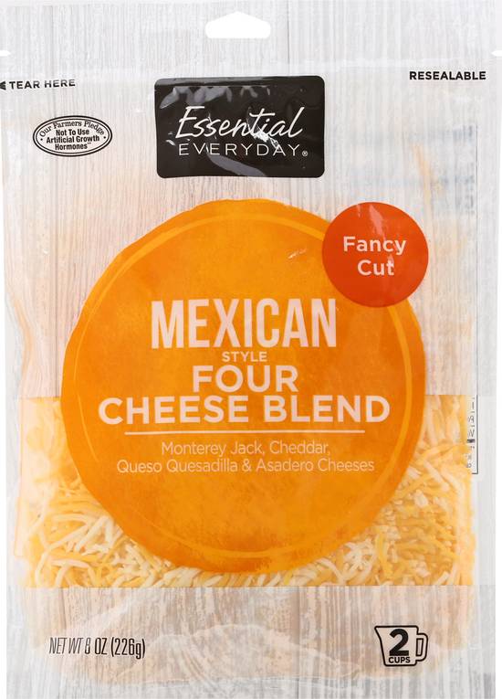 Essential Everyday Mexican Style Four Cheese Blend