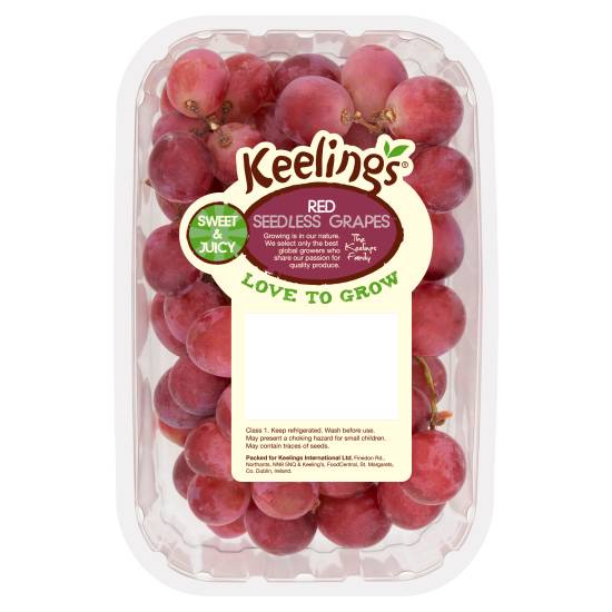 Keelings Red Seedless Grapes