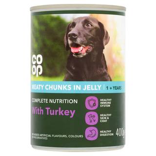Co-op Meaty Chunks in Jelly with Turkey +1 Year 400g