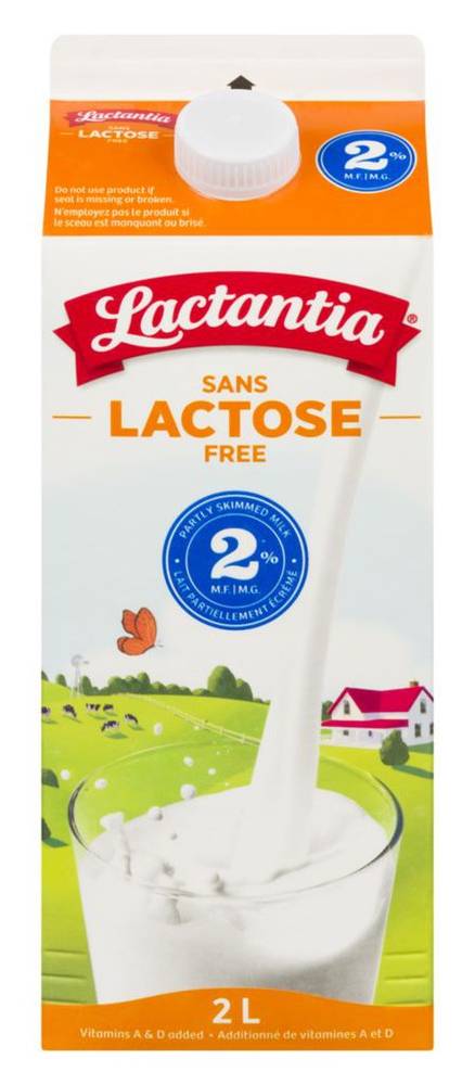 Lactantia lait sans lactose 2% (2 l) - lactose free milk 2% (2 l)