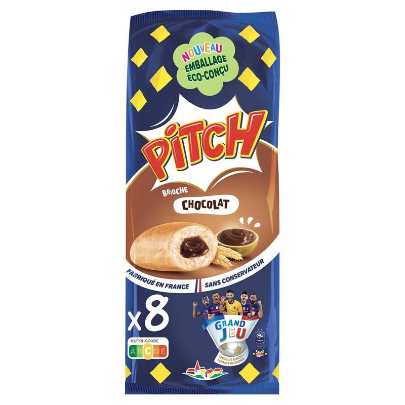 Pitch - Brioche (chocolat) (8 pièces)