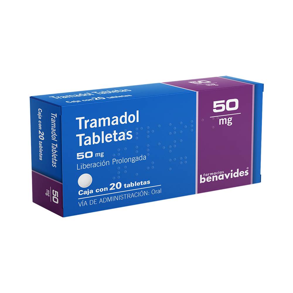 Almus · Tramadol tabletas 50 mg (1 g)