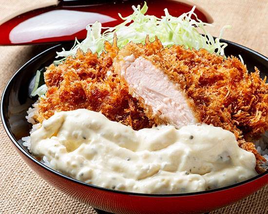 ヒレタルタルたれかつ丼 Fillet Cutlet Rice Bowl with Tartar & Japanese Sauce