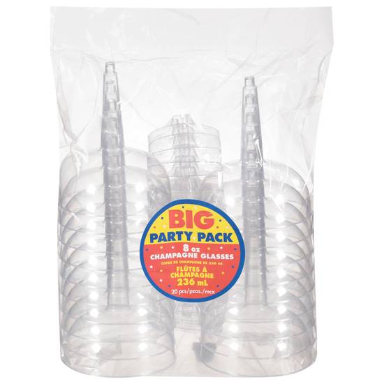 Amscan Big Party pack Champagne Glasses