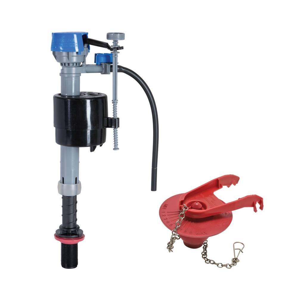 Fluidmaster Universal Toilet fill valve and 2-in flapper kit | K-400H-039-T14