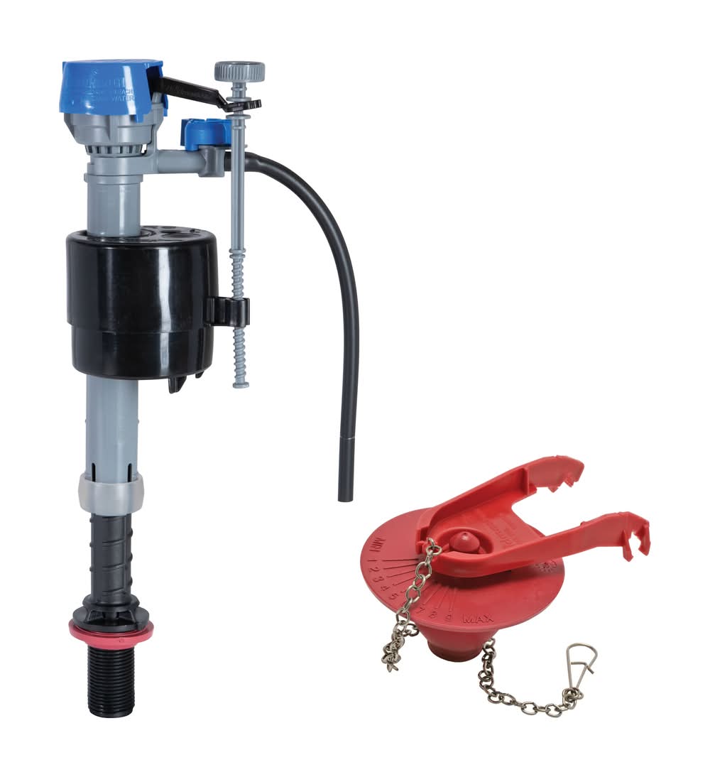 Fluidmaster Performax Toilet Fill Valve & Flapper Repair Kit, 2 In