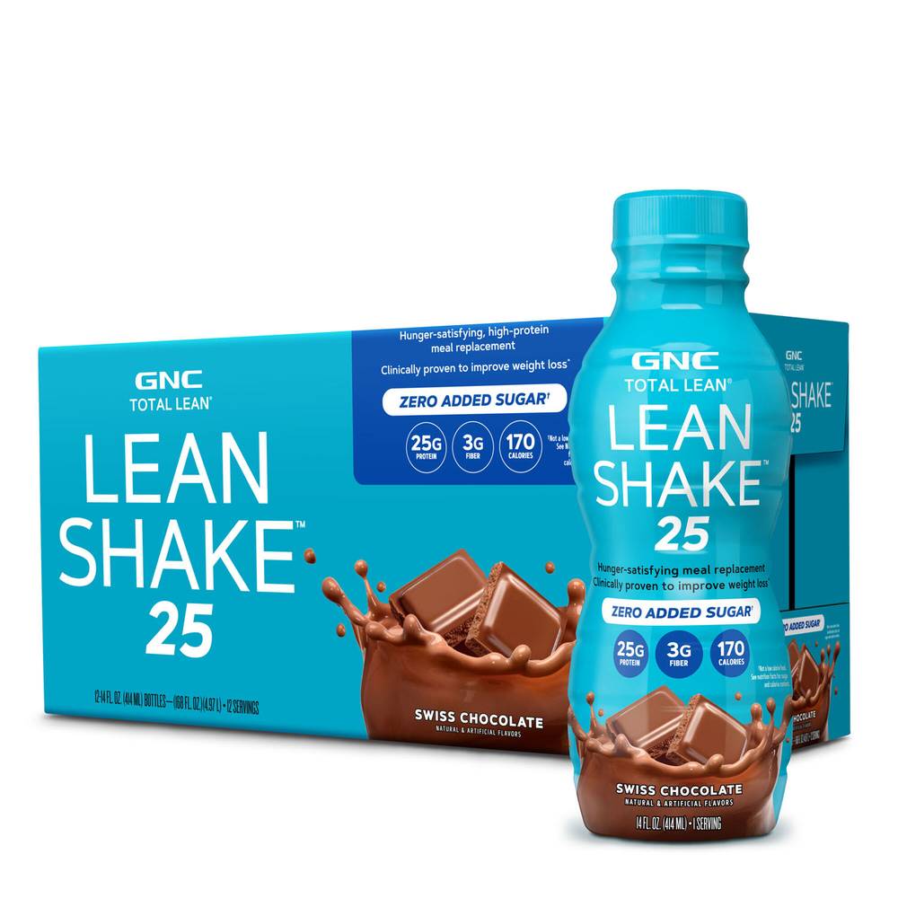 Lean Shake™ 25 - Swiss Chocolate - 14oz. (12 Bottles) (1 Unit(s))