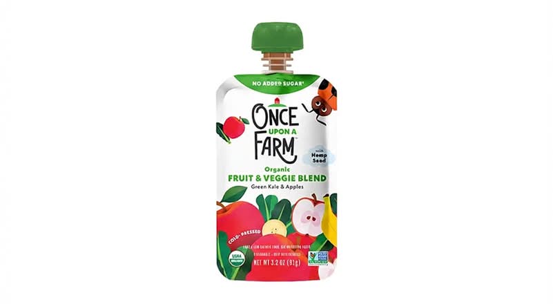 Once Upon a Farm - Fruit & Veggie Blend - Green Kale & Apples