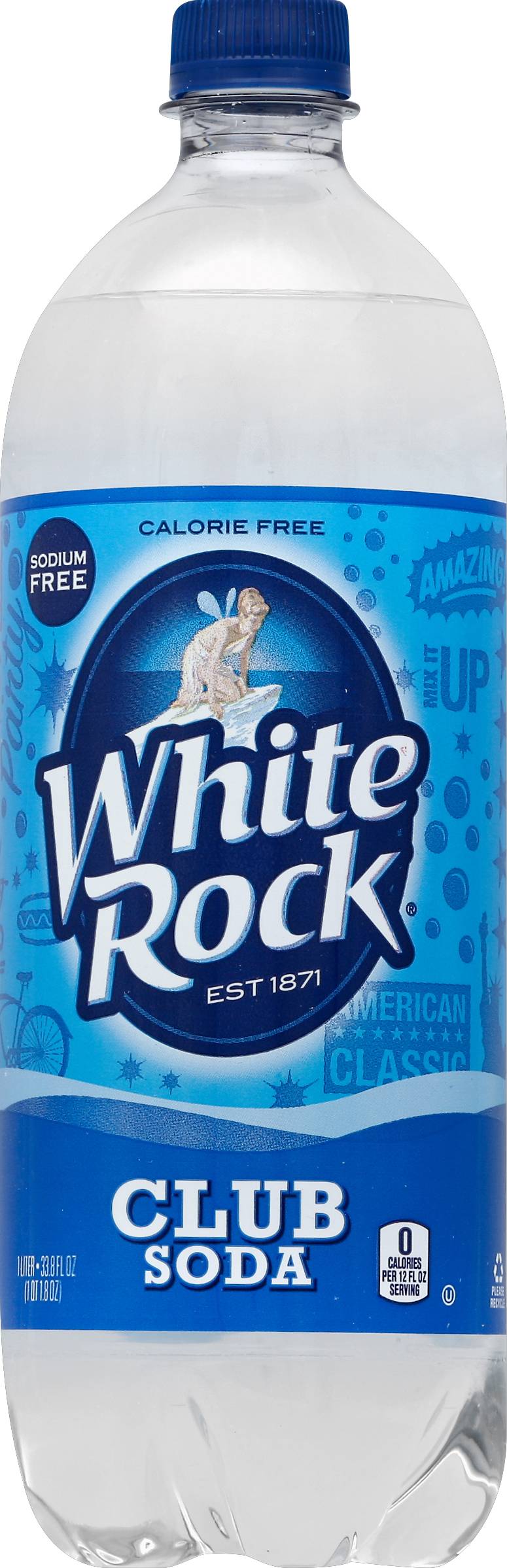 White Rock Club Soda (33.8 fl oz)