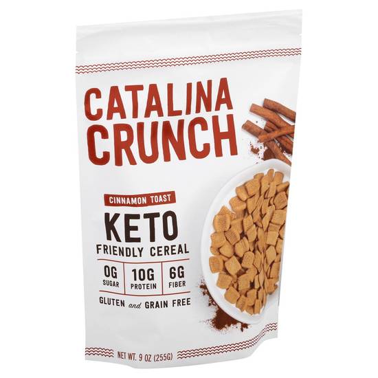Cinnamon Toast Keto Friendly Cereal Catalina Crunch 9 oz
