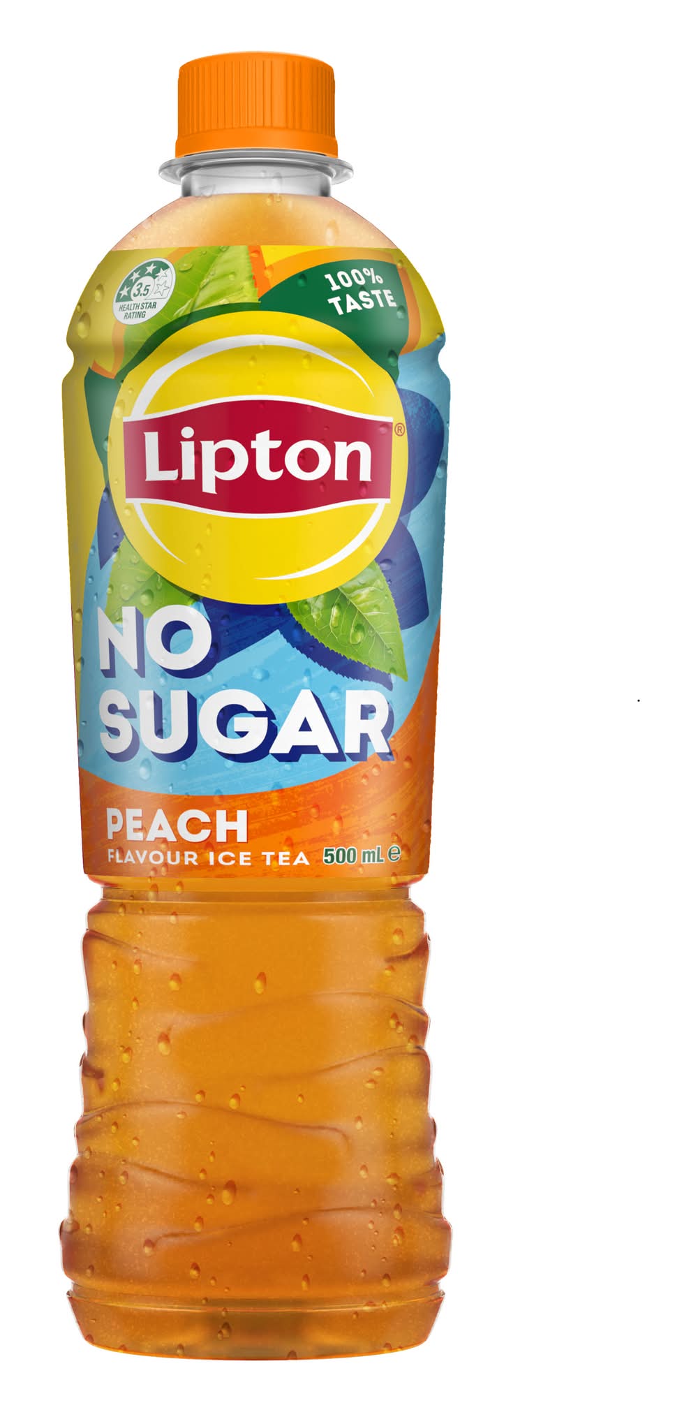 Lipton No Sugar Ice Tea Drink, Peach (500mL)