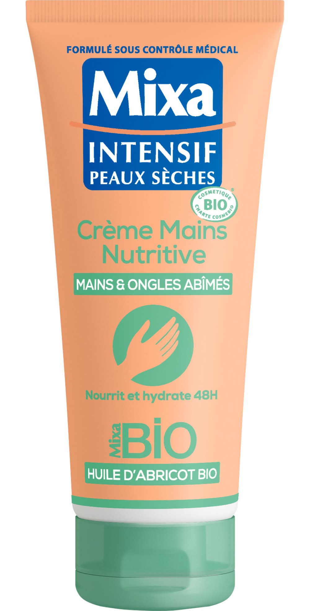 Mixa - Crème mains bio nutritive (100ml)