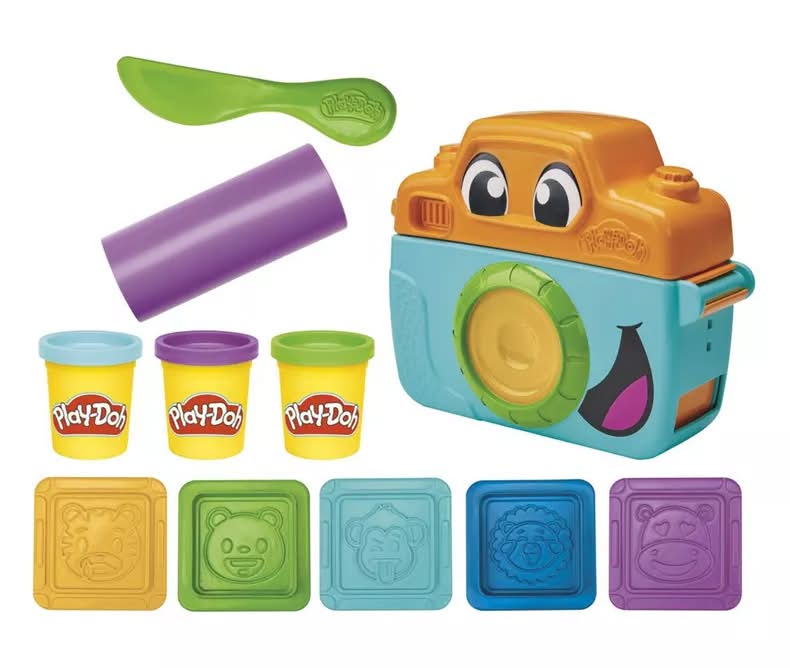 Play-Doh · Set de masa moldeable starters fotos divertidas (7 un)