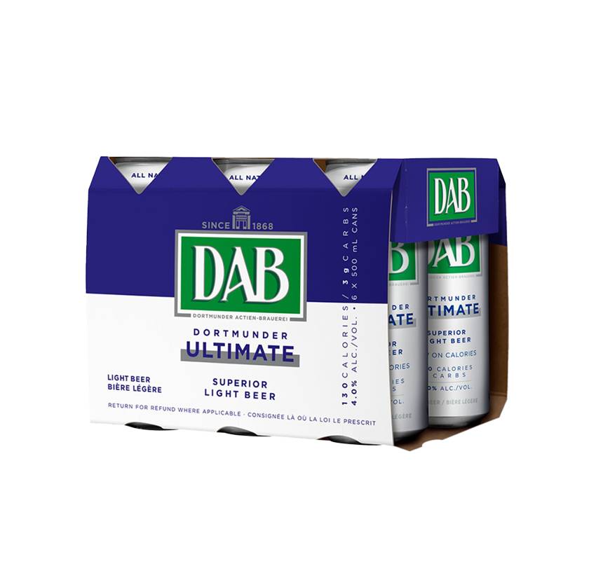 Dab Dortmunder Ultimate Superior Light Beer (6 pack, 500 mL)