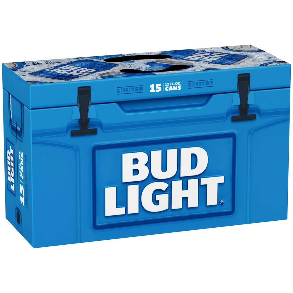 Bud Light Beer Cans, 12 fl oz - 15 ct