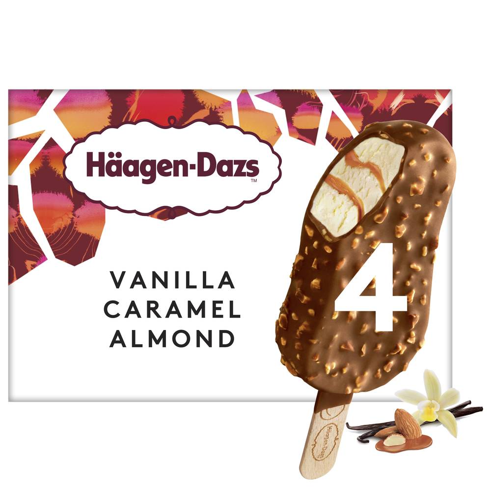 Häagen-Dazs - Crème glacée vanilla caramel almond (280g)