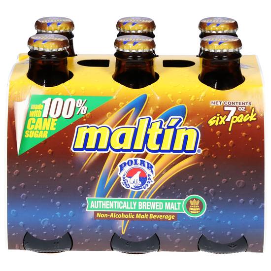 Maltin Polar Non-Alcoholic Malt Beverage (6 ct, 7 oz)
