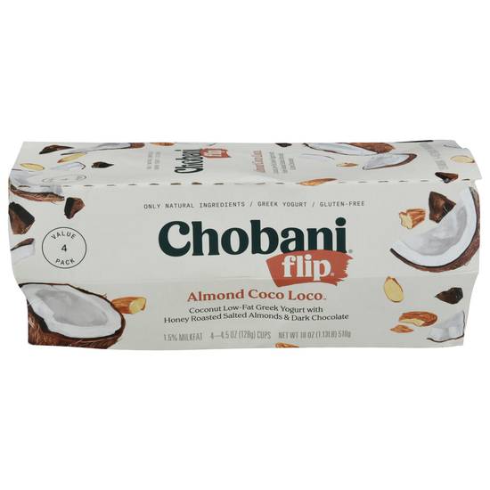 Chobani Flip Low Fat Greek Yogurt (4 ct)