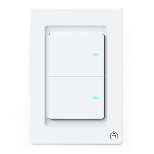 Netzhome interruptor inteligente 2 botones (caja 1 pieza)