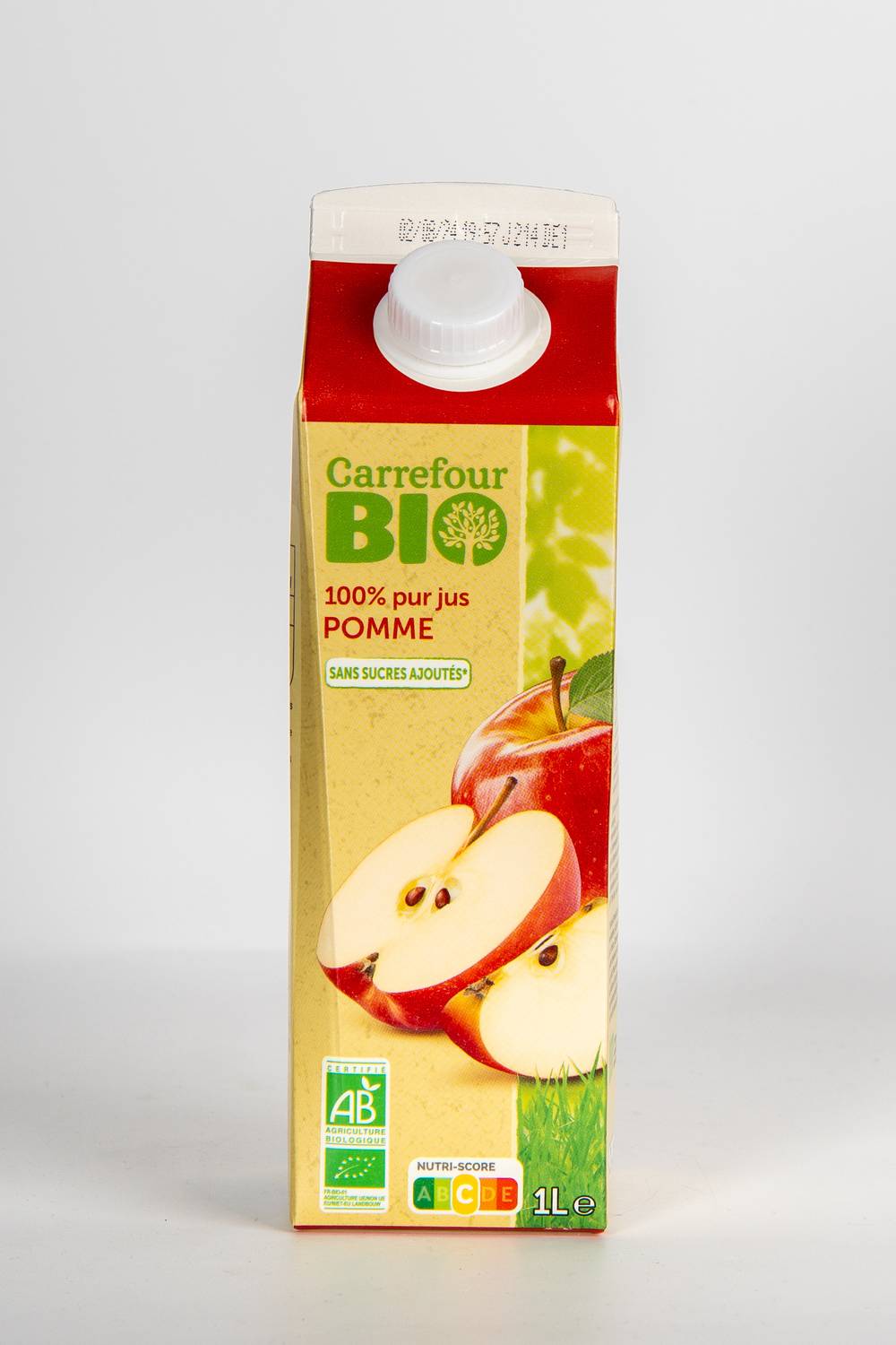 Carrefour Bio - Jus de pomme 100% pur (1L)