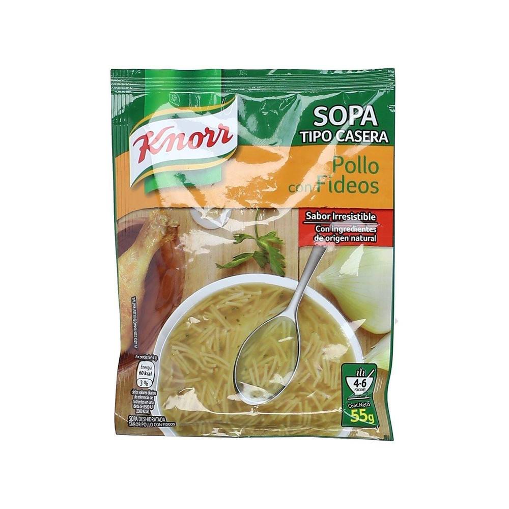 Sopa Knorr Sabor Pollo 55 g