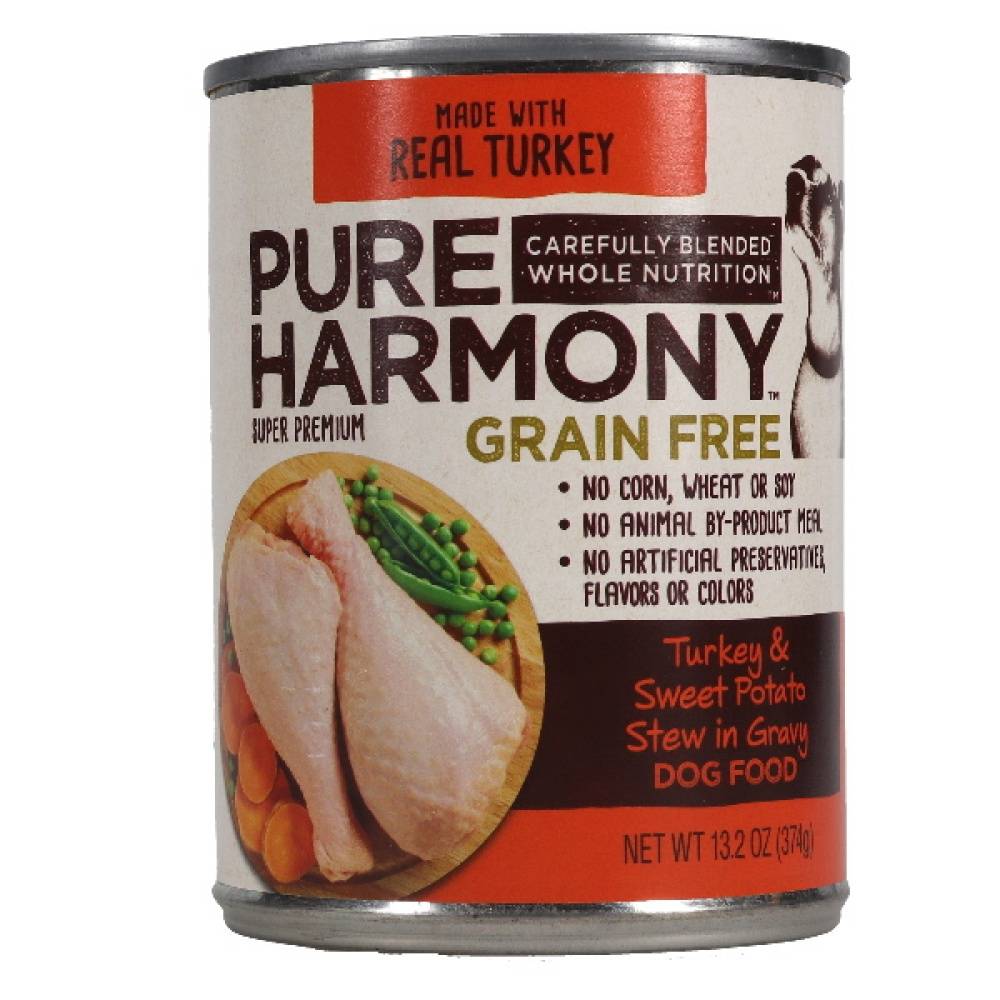 Pure Harmony Turkey and Sweet Potato Canned Dog Food (13.2 oz)