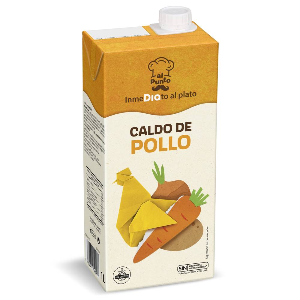 Caldo De Pollo Casero Al Punto Dia Brik 1 L