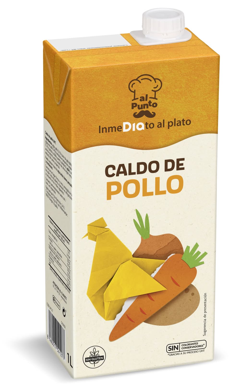 Caldo De Pollo Al Punto Dia Brik 1 L