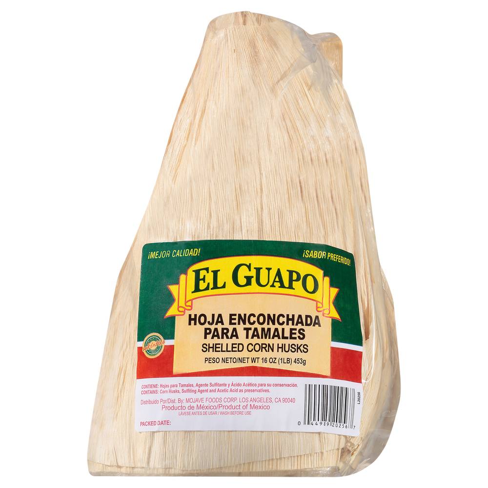 El Guapo Shelled Corn Husks (16 oz)