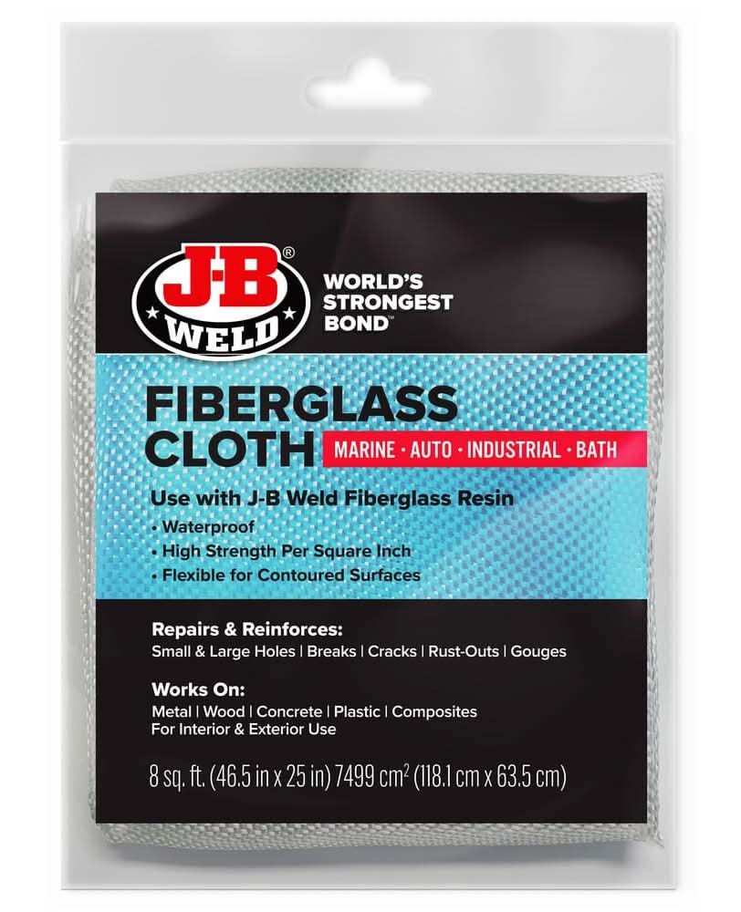 J-B Weld 8 Sq. Ft. Fiberglass Cloth