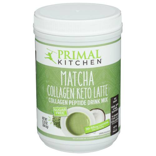 Primal Kitchen Vanilla Matcha Collagen Keto Latte