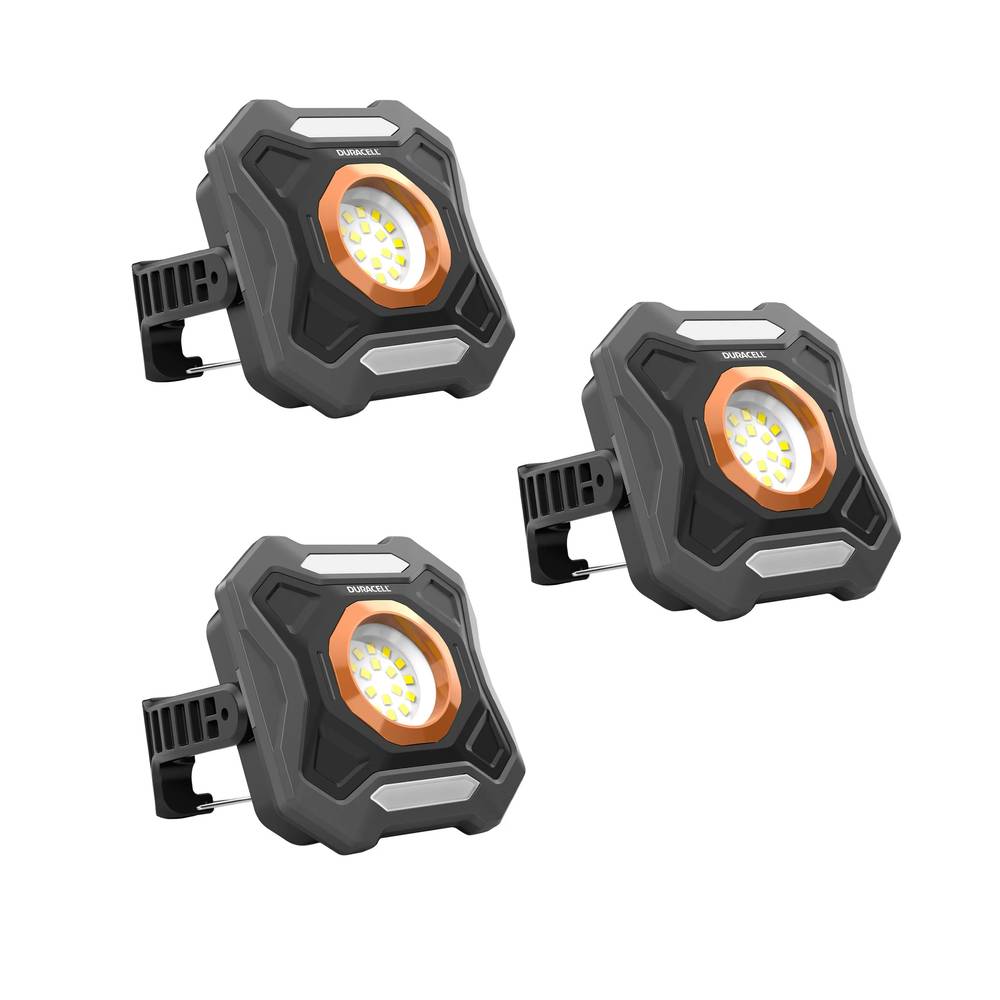 Duracell 3 Pack 1500 Lumen Work Lights