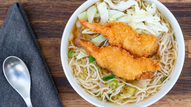 Fried Shrimp Saimin